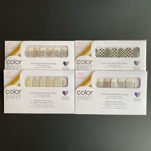 Color Street Bundle Less Bitter More Glitter Check Yourself Home Sleet Dripping - Picture 2 of 5